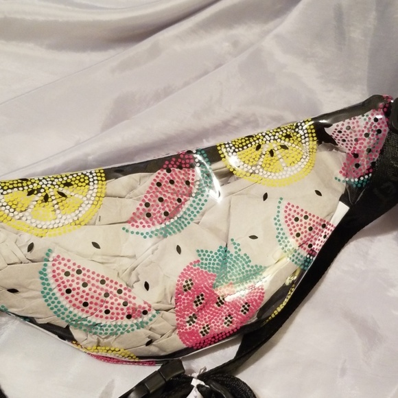 Betsey Johnson Fruity Clear Fanny Pack - Picture 2 of 2